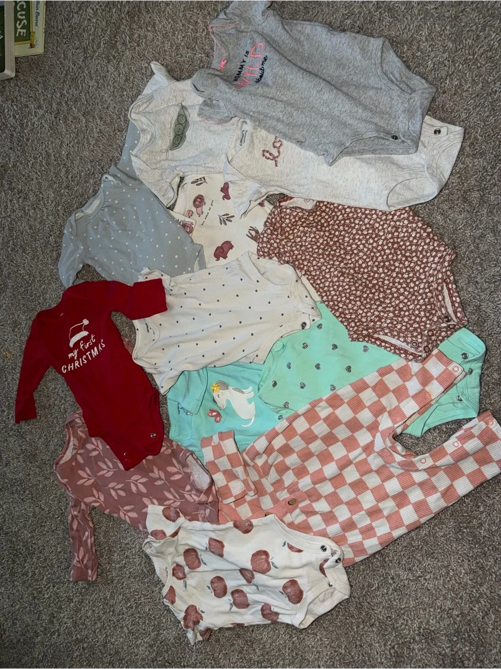 Assorted Kids One-Piece Bodysuits Pack - Multi Color